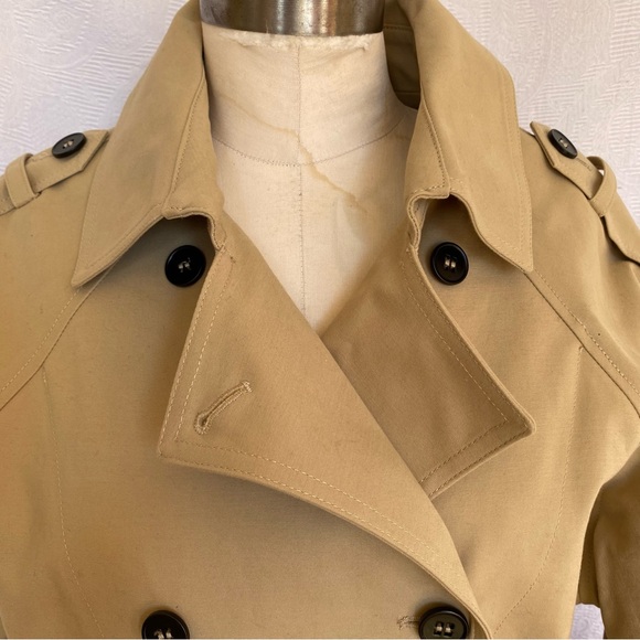 Maje cotton canvas trench coat. Size 40 Cotton Spandex - Picture 2 of 11